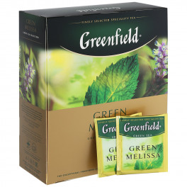 Чай "Greenfield" зеленый с мелиссой,100 пак.